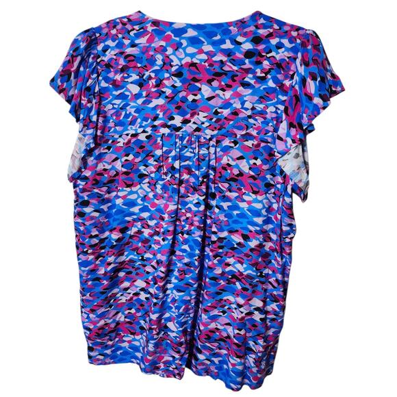 NEW Calessa Floral Embroidered Sleeveless Blouse Top Size Large - Picture 4 of 6